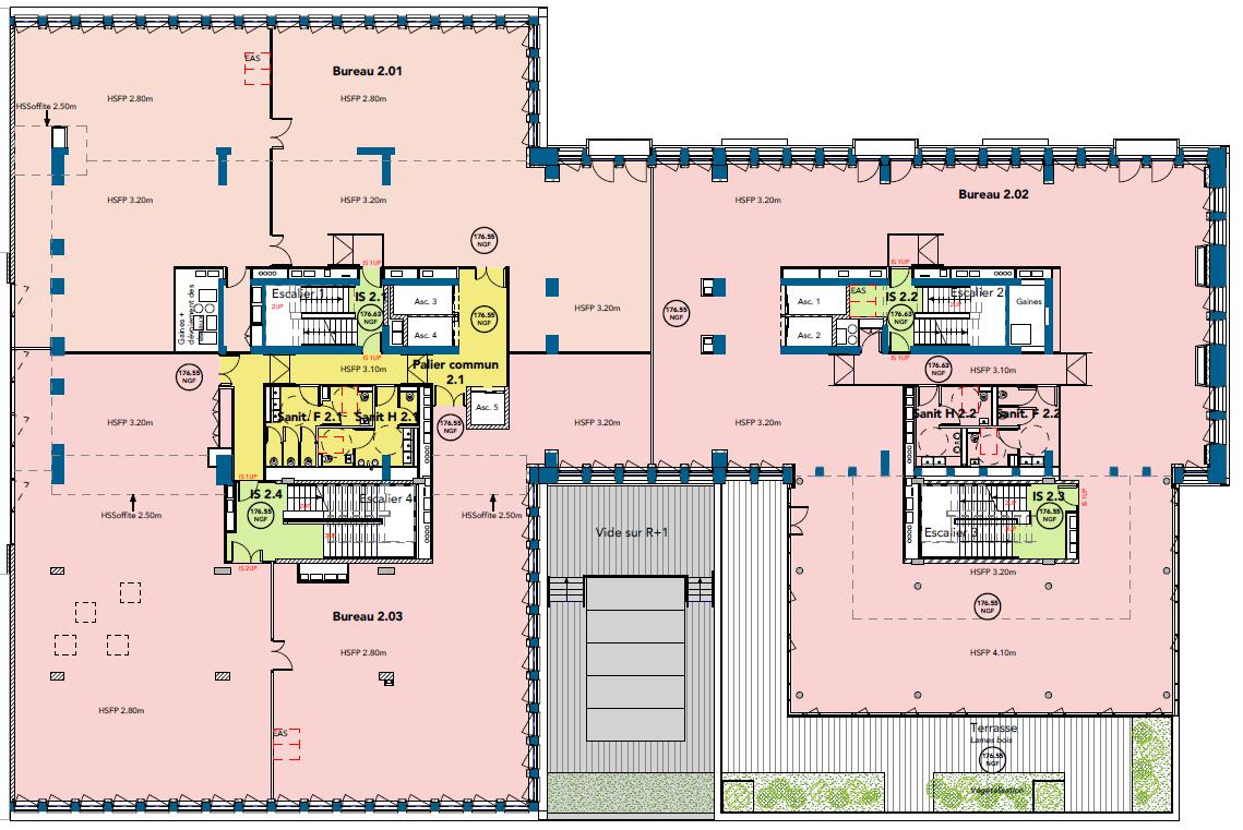 Bureau Lyon 12098m² Location bureau Lyon Rhône OLBUR2110501 38